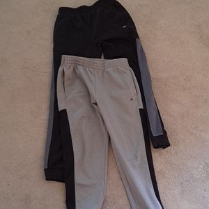 2 pair boys large sweats